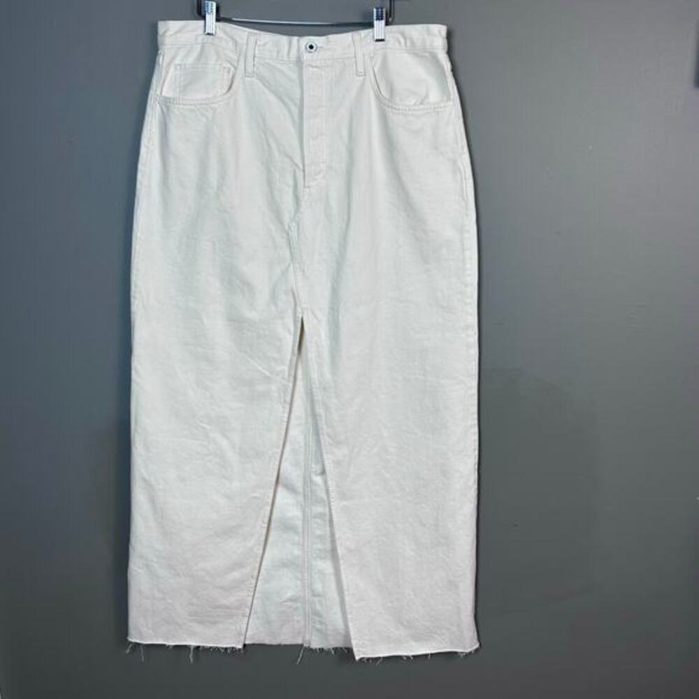 Favorite Daughter denim skirt size 16 / 18‎ cream long